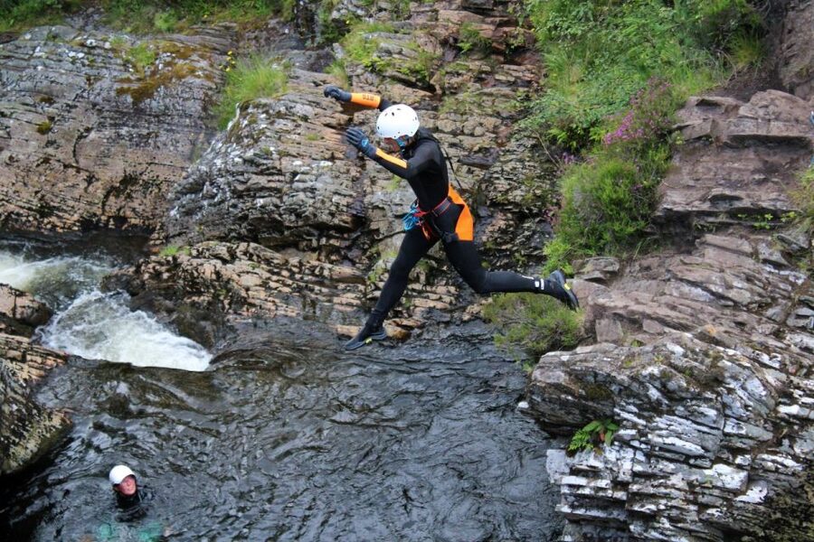 Roybridge, Lochaber: CANYONING - Laggan Canyon - Starting at the Roy Bridge layby