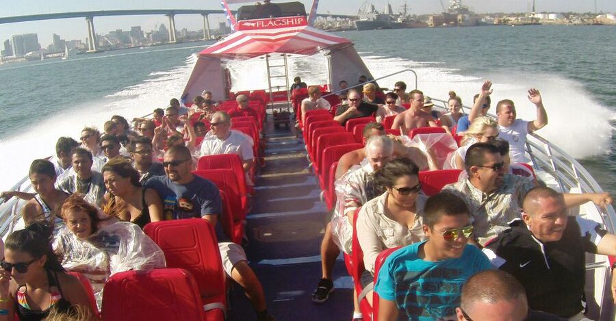 San Diego: Patriot Jet Boat Thrill Ride - Spins, spray, and the best place to sit