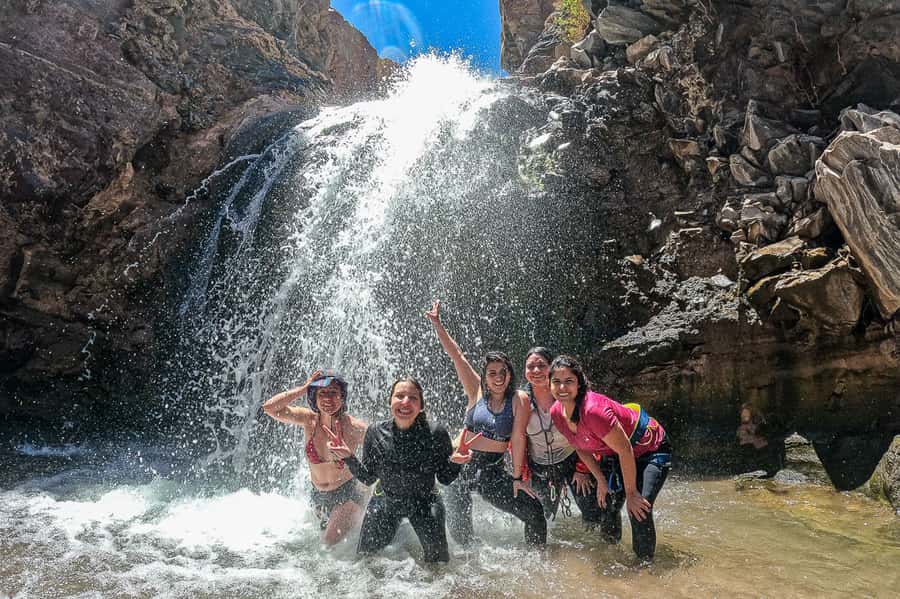 San Pedro de Atacama: Desert Tour with Canyoning & Trekking - Four rappels through waterfalls and cliffs