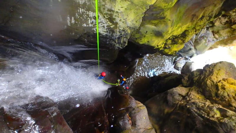 Sao Miguel: Ribeira dos Caldeiroes Canyoning Experience - The arrival, equipment, and 20-minute walk