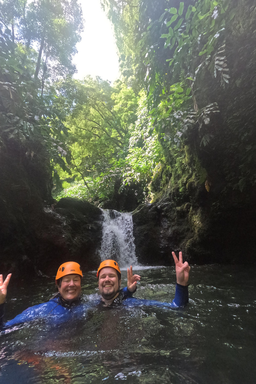 São Miguel: WaterPark Canyoning Ribeira dos Caldeirões - The scenery is part of the activity