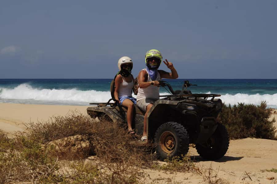 São Vicente: Quad Bike Tour in Mindelo - 4 Hours Adrenaline - Calhau, volcanic rock, and Viana Volcano