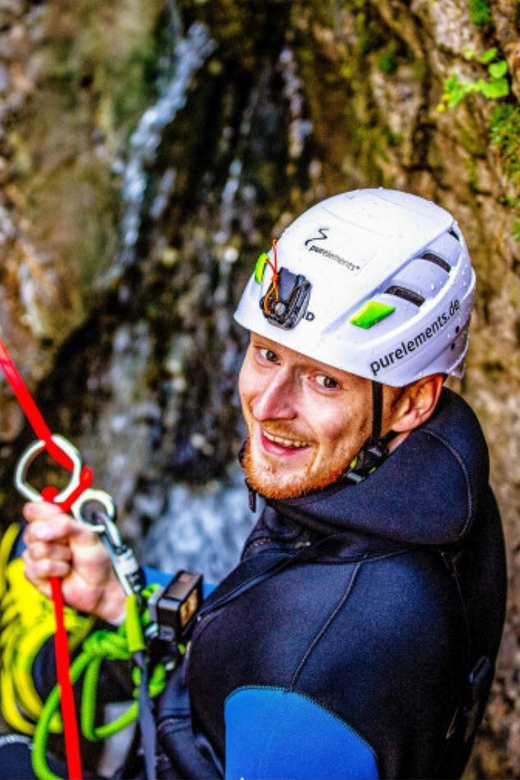 Schwarzwasserbach: Canyoning in Austria's Kleiwalsertal - The briefing with your guide