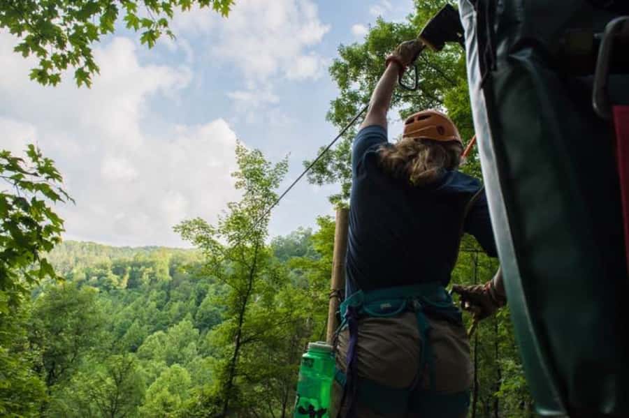 Sevierville: Extreme Mountain Zip Lining Adventure - What the guides and braking system add