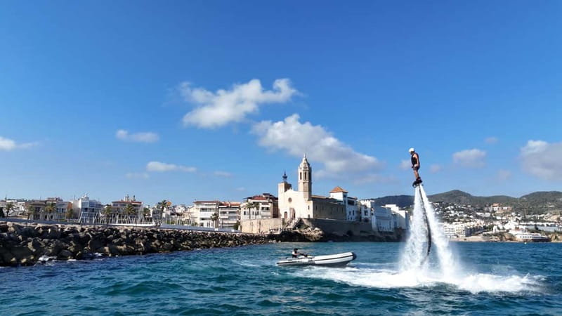Sitges Flyboard Experience: Adrenaline on the Water - The land briefing prepares you for the water