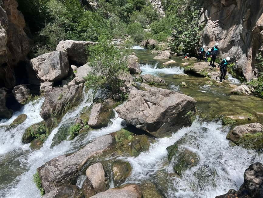Small Group Canyoning with proffesional guide - The extreme option and its high points