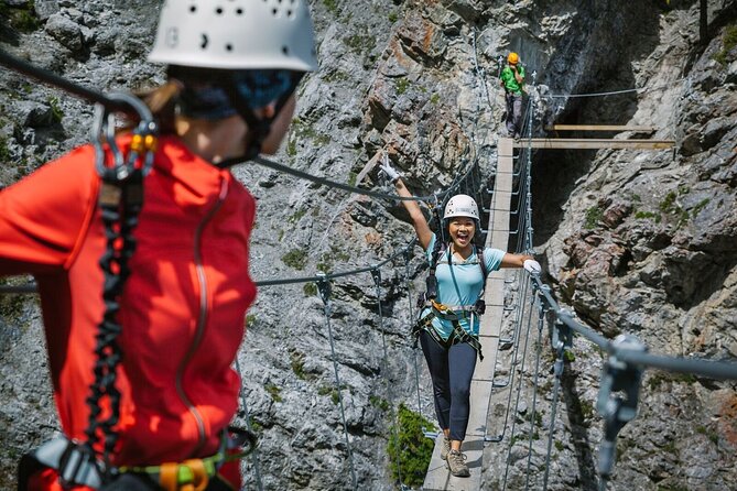 Small-Group Guided Via Ferrata Climbing with Banff's Best Views - What a via ferrata at Mount Norquay feels like