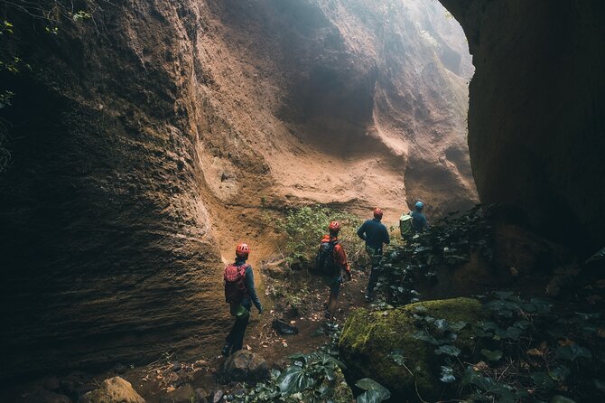Small-Group Half-Day Canyoning in La Orotava - The 22-meter first rappel