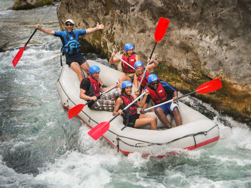 Split: Cetina River Rafting with Cliff Jumping and Cave Tour - Safety briefing and the first calm stretch