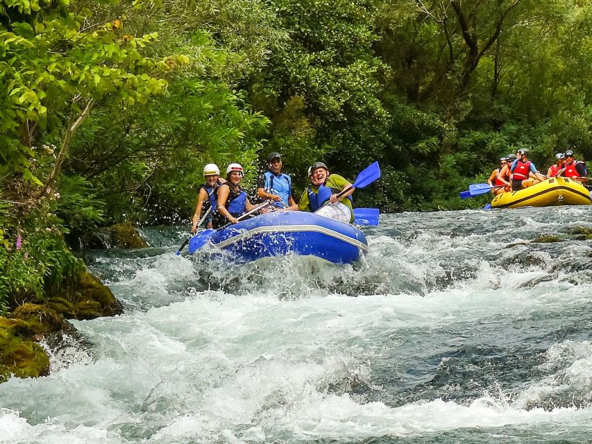 Split/Omiš: Cetina River Rafting with Cliff Jump & Swimming - Cliff Jumping From 3 or 6 Meters