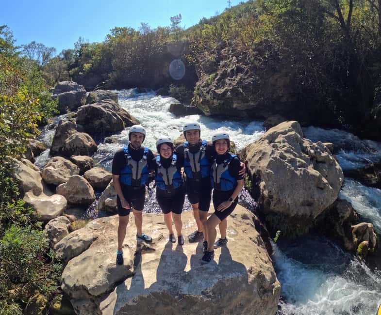 Split/Omiš: Rafting, Cliff Jumping, and Cave Tour - Cliff jumps from 4 to 6 meters