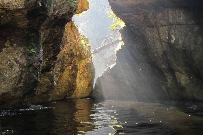 Standard Canyoning Trip in The Crags, South Africa - Rappelling down the 82-foot waterfall