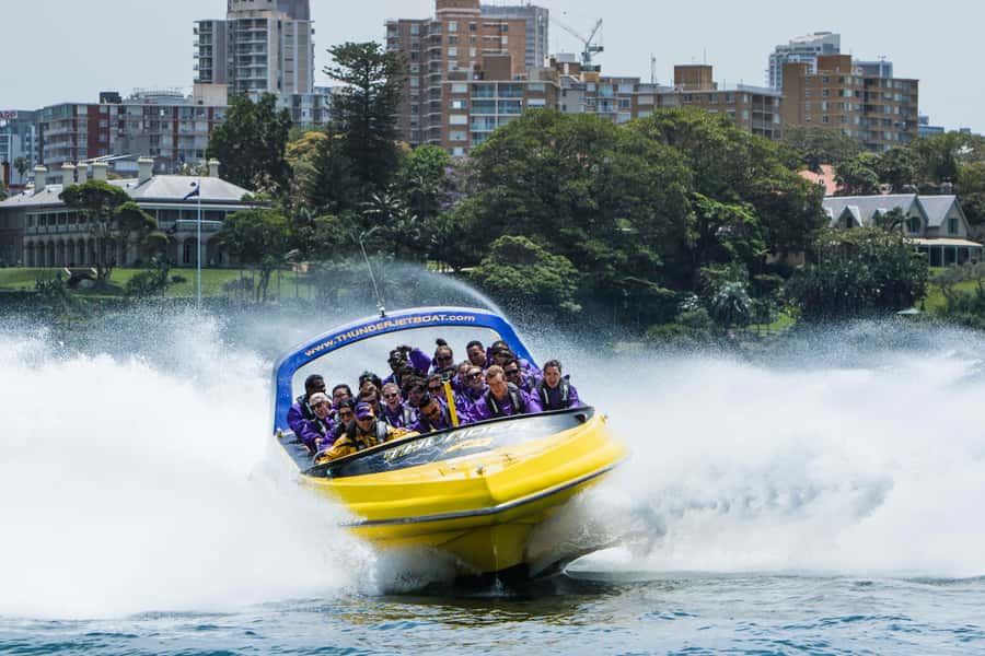 Sydney Harbour: 45-Minute Extreme Adrenaline Rush Ride - Leaving Circular Quay for Sydney Heads
