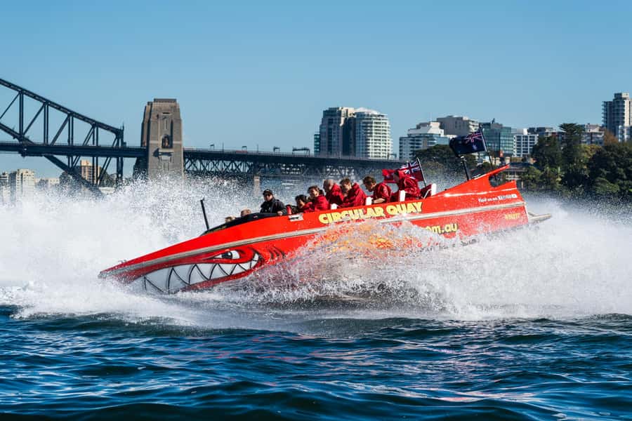 Sydney: Jet Boat Adventure Ride from Circular Quay - Sydney Harbour sightseeing with the throttle open