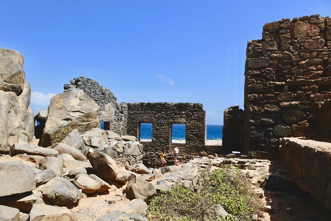 ThrillSeekers: Aruba UTV Tour & Cliff Jump at Natural Pool - Tres Trapi Steps, clear water, and turtle sightings