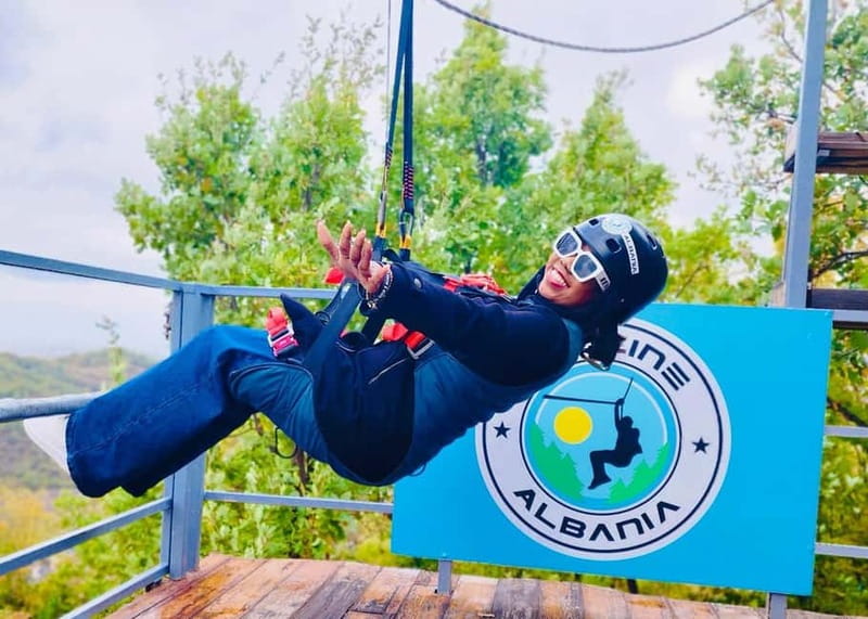 Tirana: The Balkans' Longest Zipline Petrela Adrenaline Tour - Getting ready for the Balkans’ longest zipline