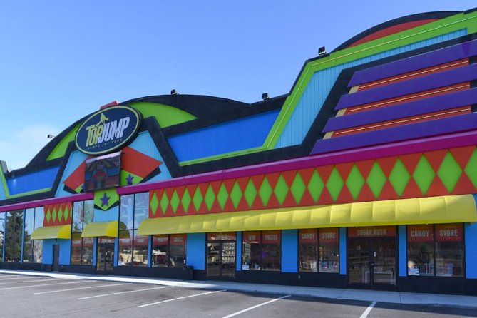 TopJump Trampoline & Extreme Arena - 90 MIN UNLIMITED FUN - Fire and Ice Ninja Course for a challenge