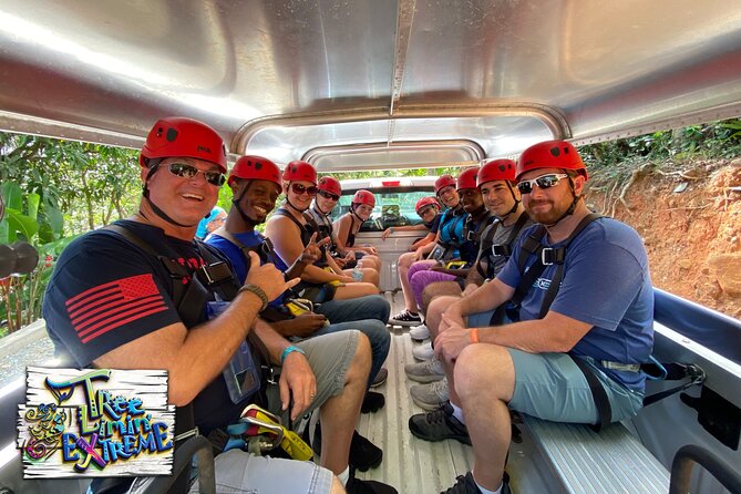 Tree Limin' Extreme Zipline - The safety briefing comes before the first flight