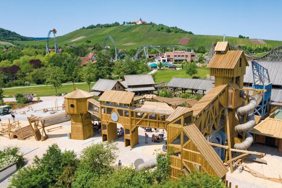 Tripsdrill Adventure Park: Entry Ticket - Mammut turns a wooden coaster into a story