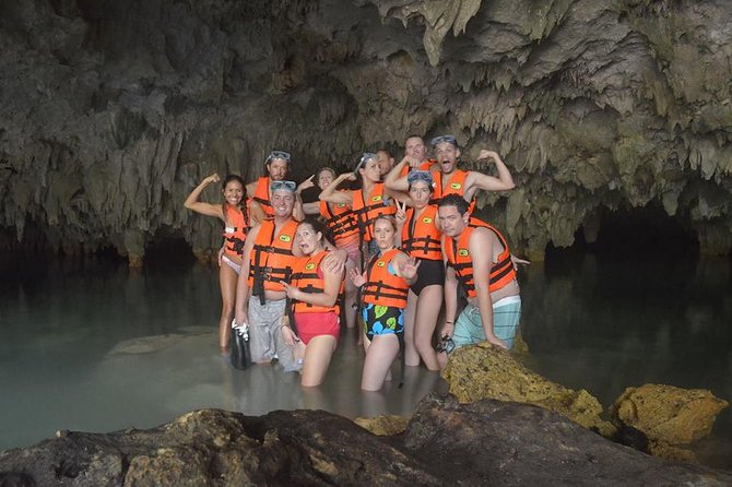 Tulum Adventure (archeological zone-Atv-ziplines-cenote-lunch-drinks-rappel) - Lunch arrives after the hard work
