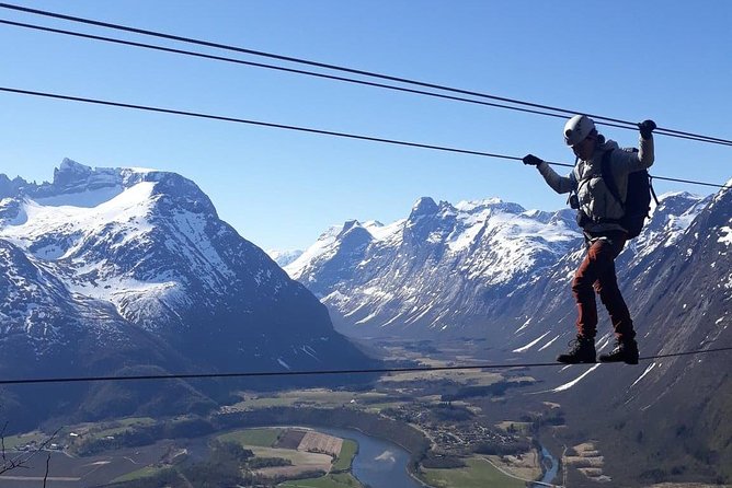 Via Ferrata Åndalsnes West Wall - Reaching Nesaksla and the Rampestreken area