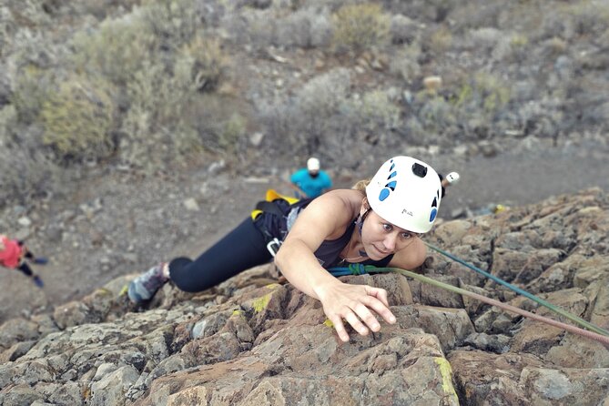 Via Ferrata in Gran Canaria. Vertical adventure park. Small groups - Rope bridge, swing, and volcanic tunnel