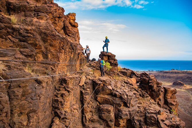 Via Ferrata in Gran Canaria. Vertical adventure park. Small groups - Views, geology, and the outdoor setting