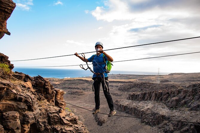 Via Ferrata in Gran Canaria. Vertical adventure park. Small groups - What is included for $78.58?