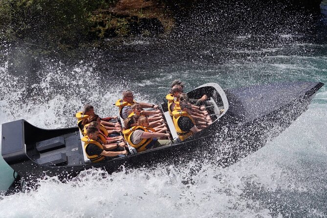 Waikato River Jet Boat Ride from Taupo - The view from a small 11-person boat