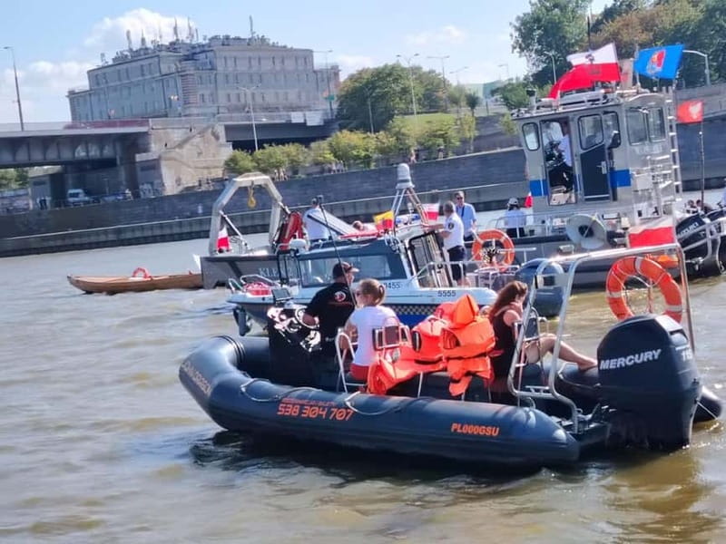 Warsaw: Adrenaline Ride on the Vistula River (Wisła) - Vistula Boulevards and the bridge views