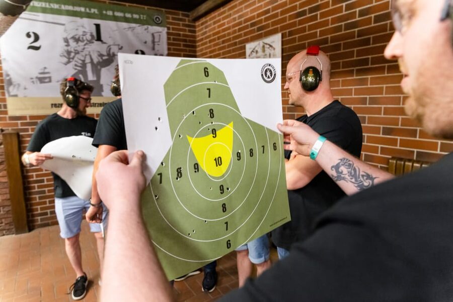 Zakopane: Extreme Shooting Range with Hotel Transfers - Photos, spent shells, and the beer afterward